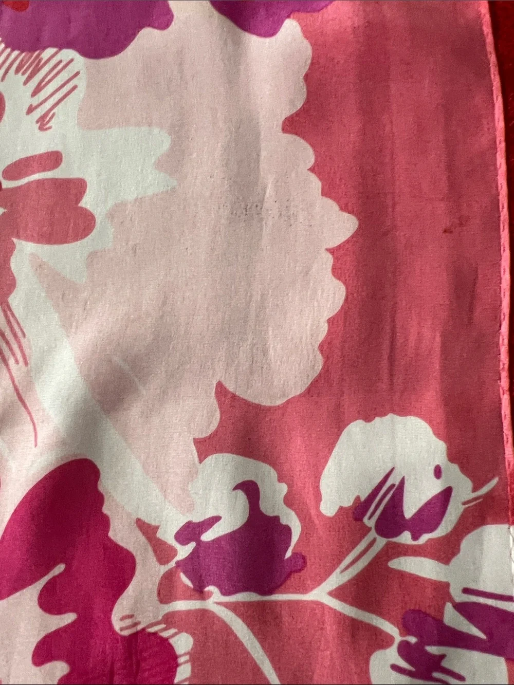 Anne Klein Pink Floral Scarf 62